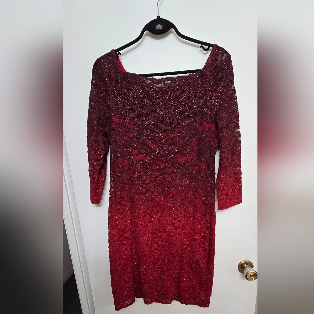 Burgundy Dress